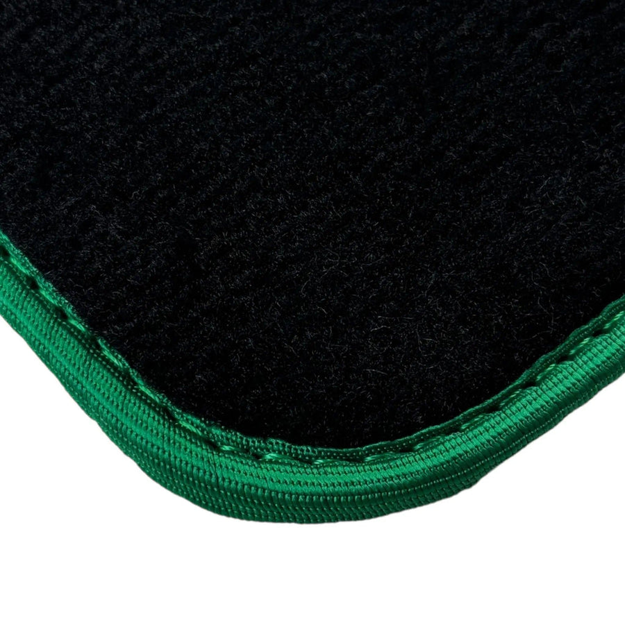 Black Mats For BMW Gran Tourer F46 (2015-2022) 5 Seats | Green Trim - AutoWin
