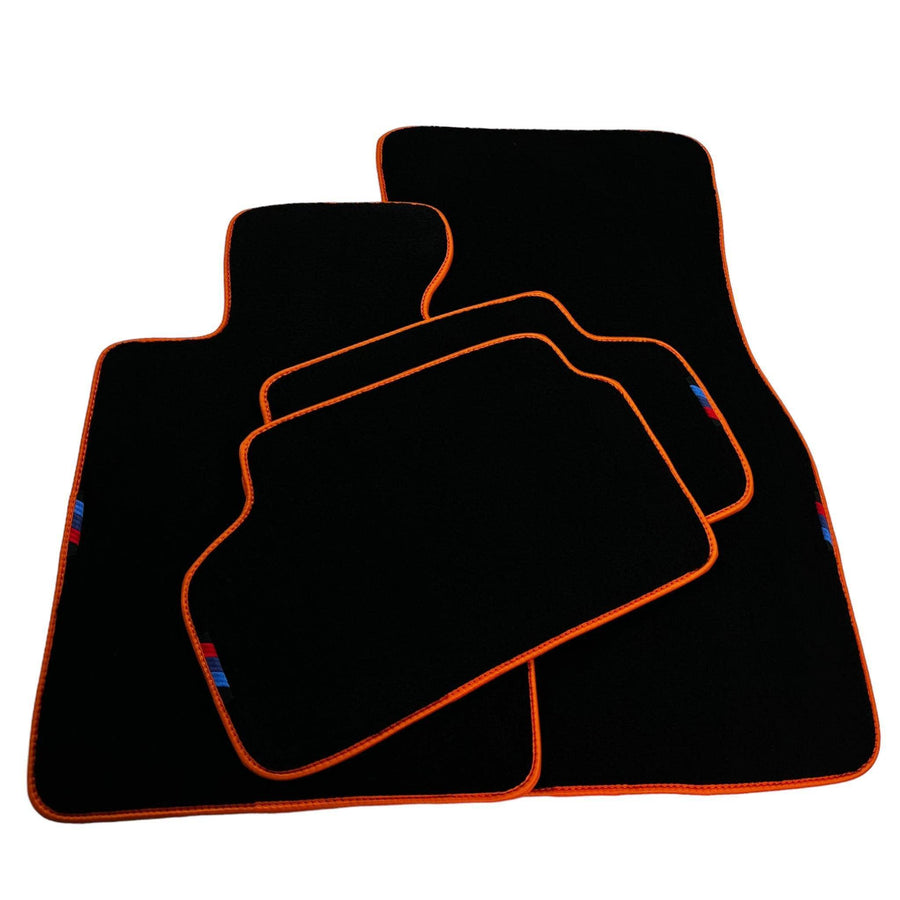 Black Mats For BMW F74 Gran Coupe (2025-2026) | Orange Trim - AutoWin