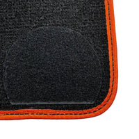 Black Mats For BMW Gran Tourer F46 (2015-2022) 5 Seats | Orange Trim - AutoWin