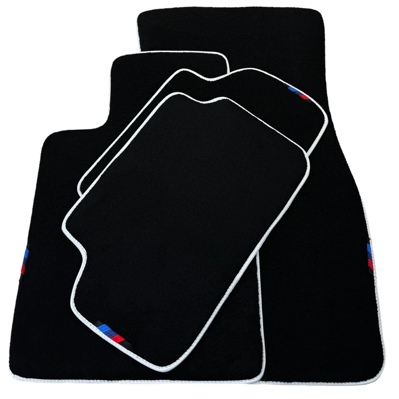 Black Mats For BMW 1 Series F70 | White Trim - AutoWin