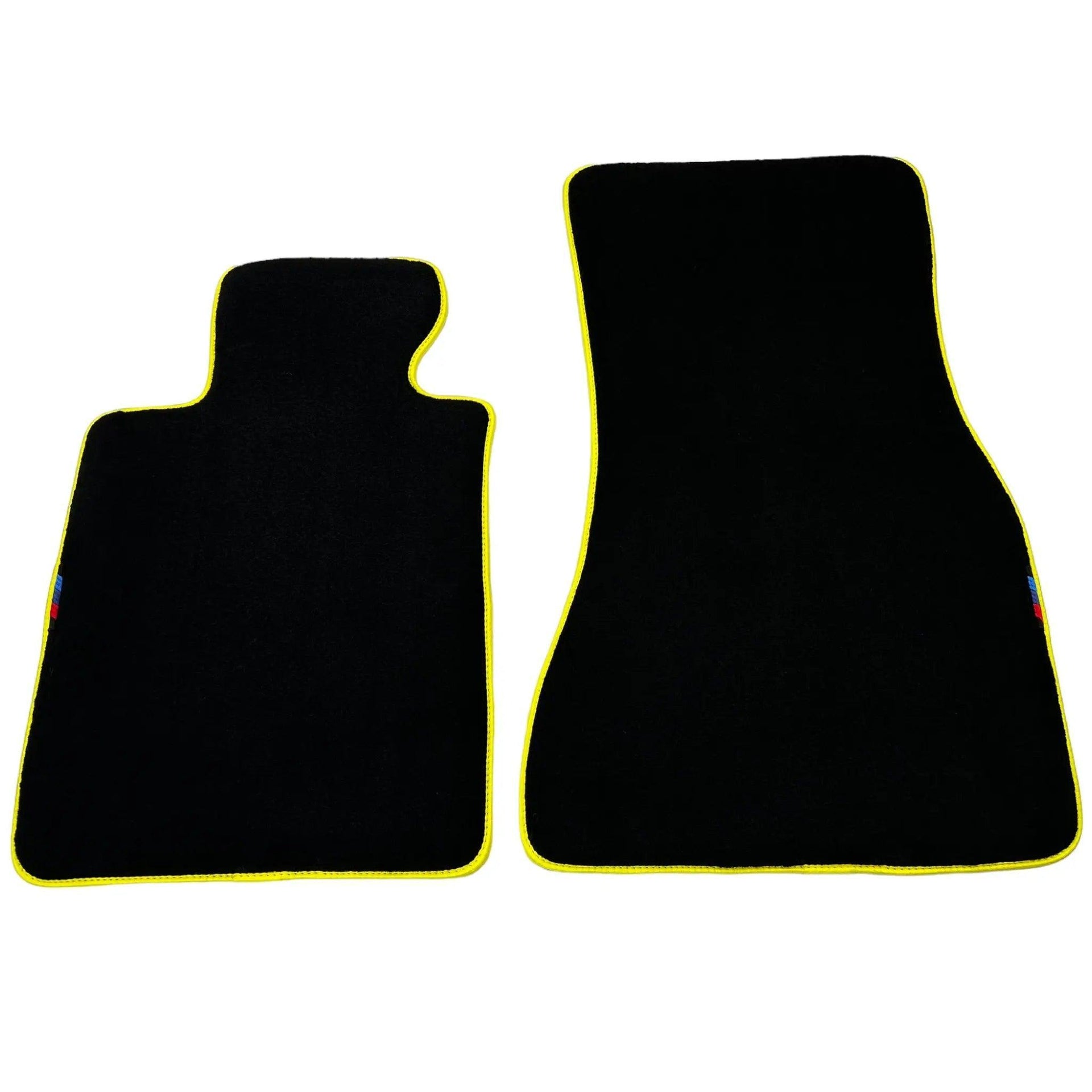 Black Mats For BMW X5M F95 SUV | Yellow Trim - AutoWin