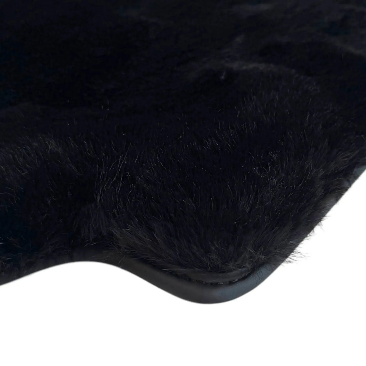 Black Sheepskin Floor Mats for Ferrari 458 GT2 (2012-2015)