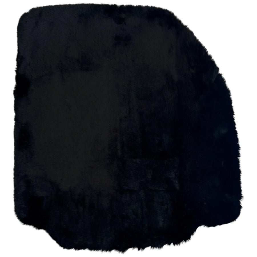 Black Sheepskin Floor Mats for Ferrari 458 Speciale (2012-2015)