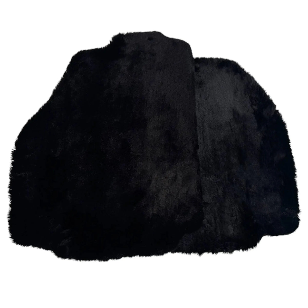 Black Sheepskin Floor Mats for Ferrari F8 Tributo (2019-2023)