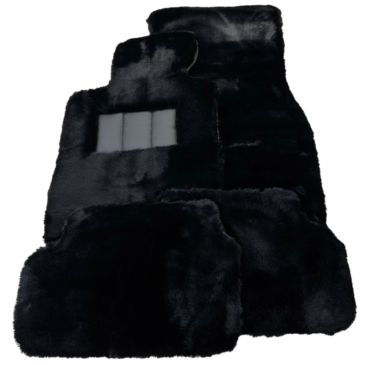 Black Sheepskin Floor Mats for Rolls-Royce Phantom VIII (2017-2024) - AutoWin