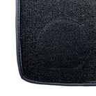Black Sheepskin Floor Mats for Rolls-Royce Shadow (1965-1977) No Steps Edition - AutoWin