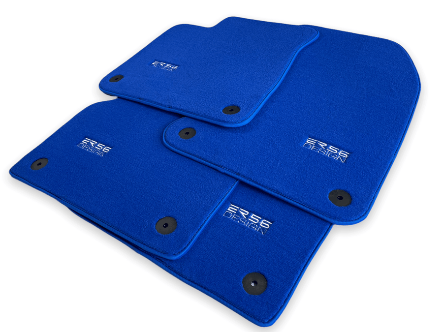 Blue Floor Mats for Audi A3 - 5-door Sportback (2021 - 2024) | ER56 Design - AutoWin