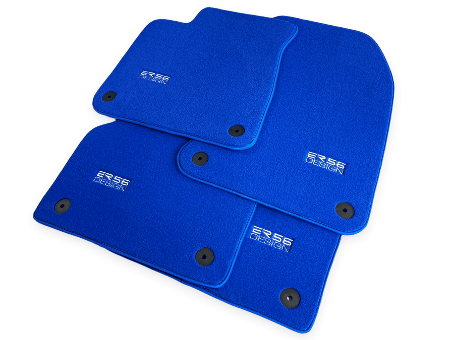 Blue Floor Mats for Audi A6 - C5 Avant (1997-2002) | ER56 Design - AutoWin