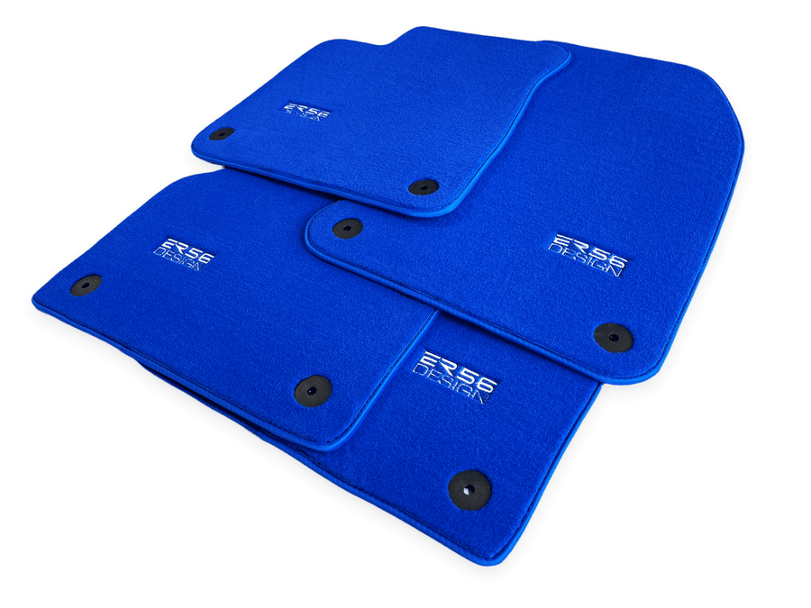 Blue Floor Mats for Audi A6 - C5 Avant (1997-2002) | ER56 Design - AutoWin