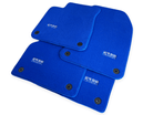 Blue Floor Mats for Audi A6 - C5 Avant Facelift (2002-2004) | ER56 Design - AutoWin