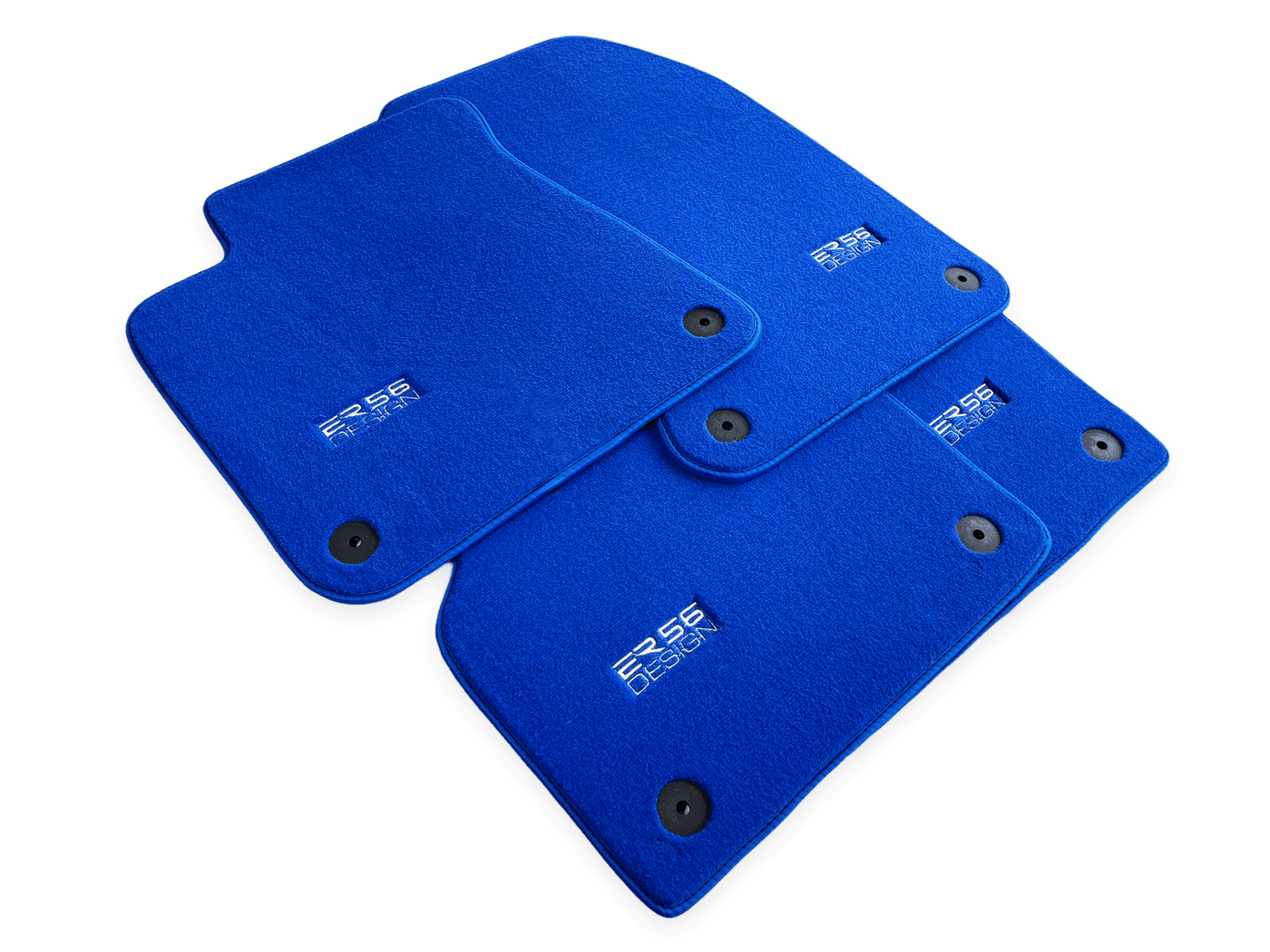 Blue Floor Mats for Audi A6 - C5 Sedan (1997-2002) | ER56 Design - AutoWin