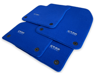 Blue Floor Mats for Audi A6 - C5 Sedan Facelift (2002-2004) | ER56 Design - AutoWin