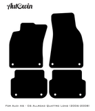 Blue Floor Mats for Audi A6 - C6 Allroad Quattro Long (2006-2008) | ER56 Design - AutoWin