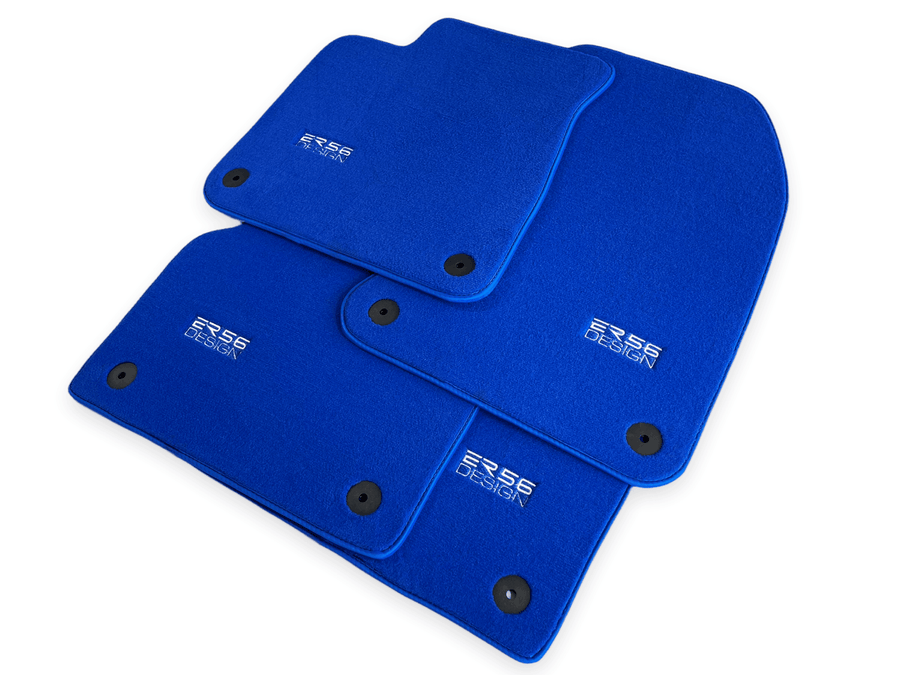Blue Floor Mats for Audi A8 D5 (2017-2023) | ER56 Design - AutoWin
