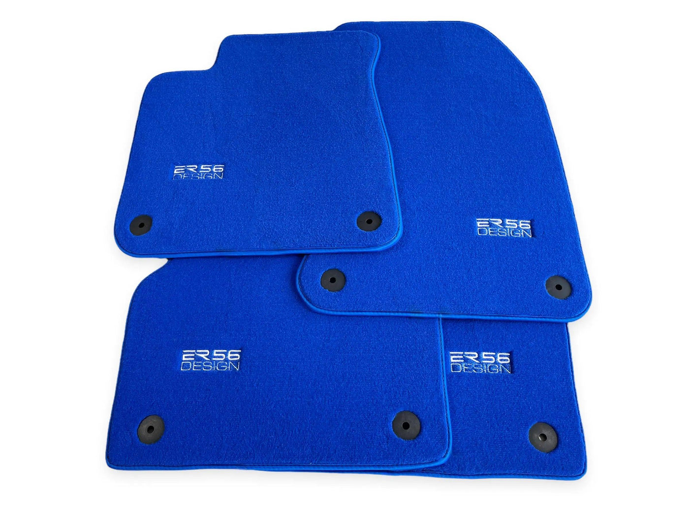 Blue Floor Mats for Audi e-tron GT (2021-2024) | ER56 Design - AutoWin