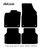 Blue Floor Mats for Audi Q4 E-tron (2021-2024) | ER56 Design - AutoWin
