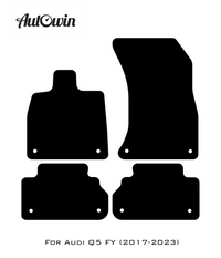 Blue Floor Mats for Audi Q5 FY (2017-2023) | ER56 Design - AutoWin