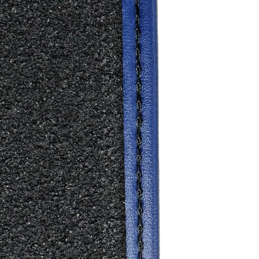 Blue Floor Mats For Bentley Bentayga (2015-2023) with Leather - AutoWin