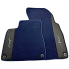 Blue Floor Mats For Bentley Bentayga (2015-2023) with Leather - AutoWin