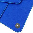 Blue Floor Mats For Bentley Flying Spur (2005-2013) - AutoWin