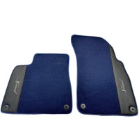 Blue Floor Mats For Bentley Flying Spur (2005-2013) with Leather - AutoWin