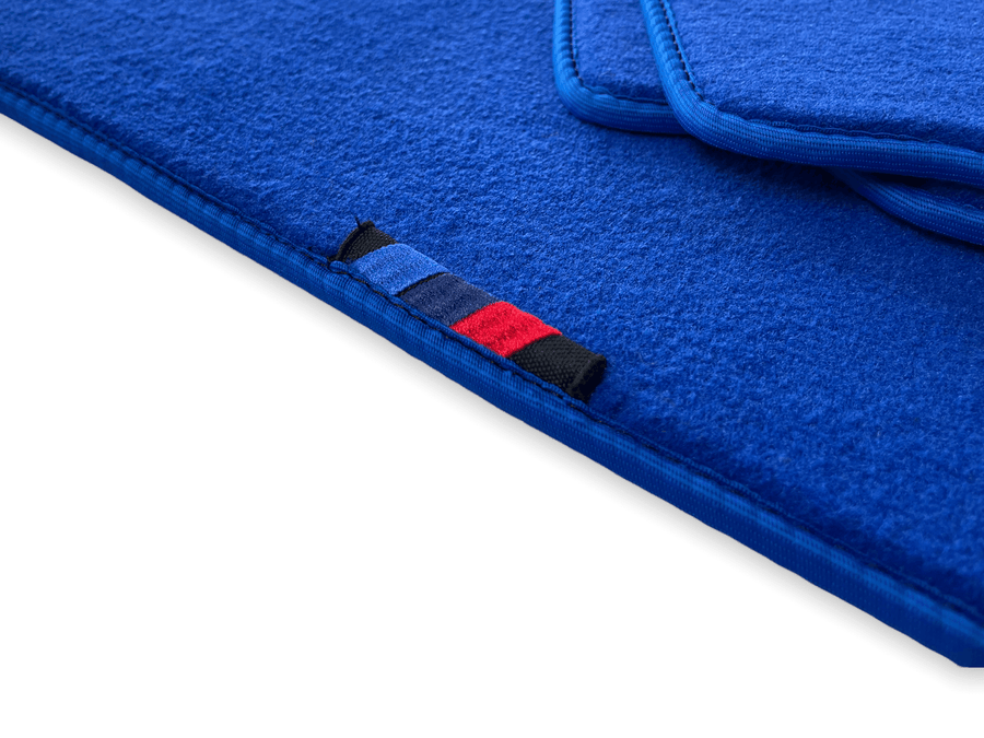 Blue Floor Mats For BMW 1 Series F70 With M Package - AutoWin