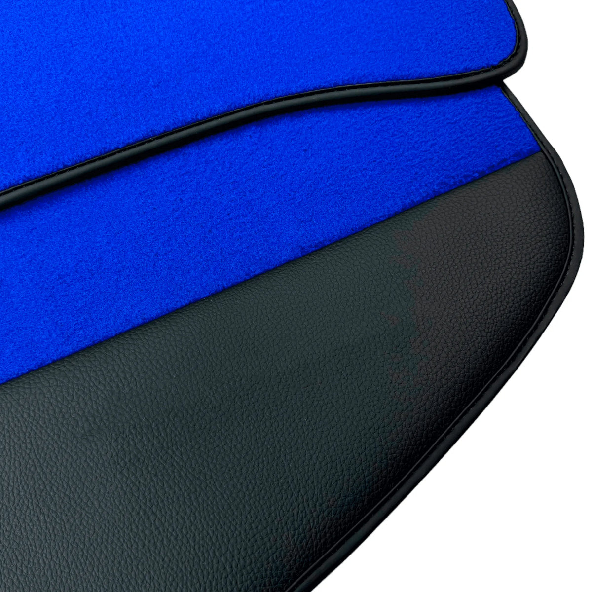 Blue Floor Mats for Ferrari 296 GTS (2022-2027) with Leather - AutoWin