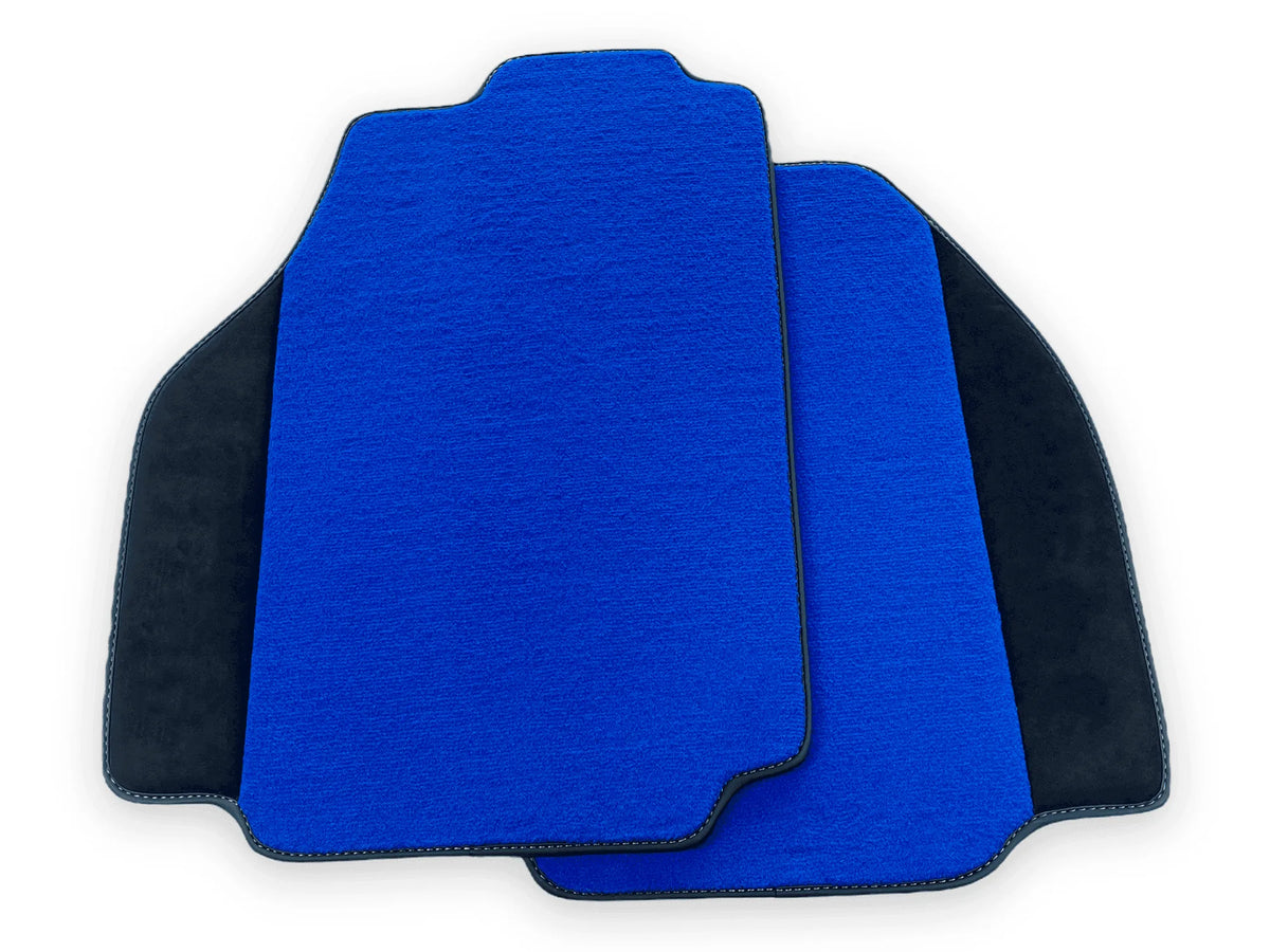 Blue Floor Mats For Ferrari 458 Speciale 2012-2015 Alcantara Leather