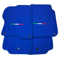 Blue Italian Edition Floor Mats for Ferrari GTC4 Lusso (2016-2023)