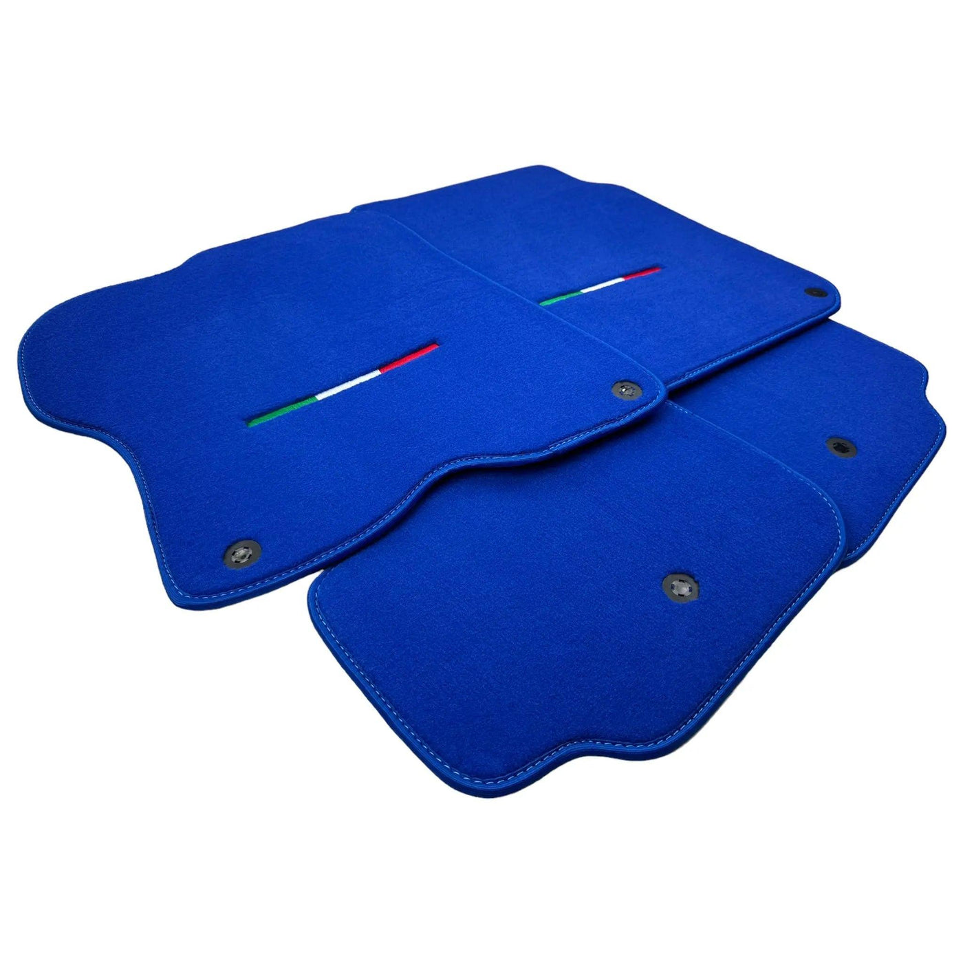 Blue Italian Edition Floor Mats for Ferrari GTC4 Lusso (2016-2023)