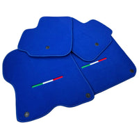 Blue Italian Edition Floor Mats for Ferrari GTC4 Lusso (2016-2023)
