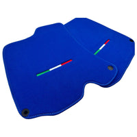 Blue Floor Mats For Ferrari Portofino (2018-2023) Italian Edition - AutoWin
