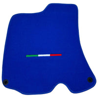 Blue Floor Mats For Ferrari Portofino (2018-2023) Italian Edition - AutoWin