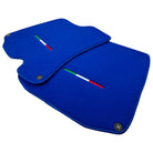 Blue Floor Mats For Ferrari Portofino (2018-2023) Italian Edition - AutoWin