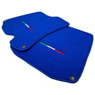Blue Floor Mats For Ferrari Roma (2021-2024) Italian Edition - AutoWin