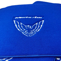 Blue Floor Mats for Pontiac FireBird (1970-1981) with Trans Am Logo - AutoWin