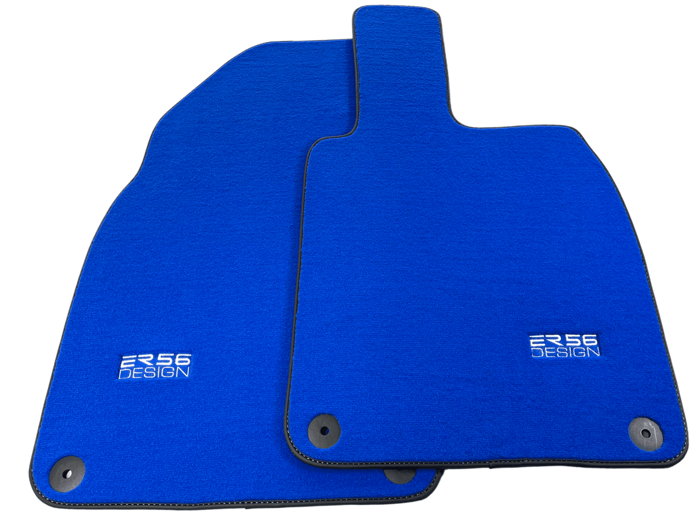 Blue Floor Mats for Porsche 981 Boxster (2013-2016) ER56 Design - AutoWin