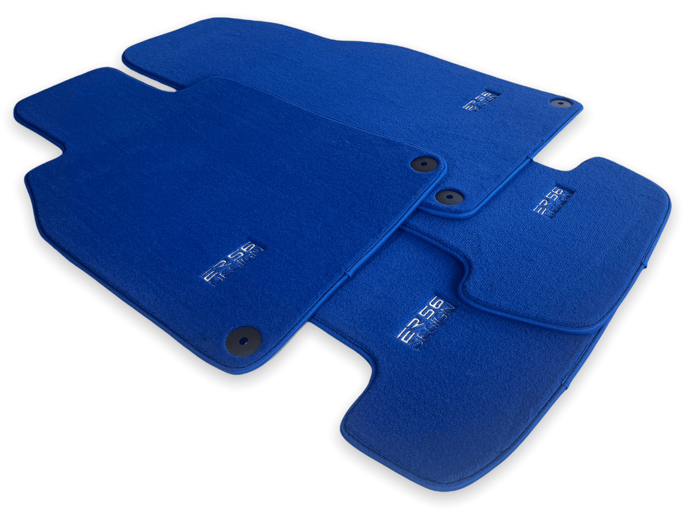 Blue Floor Mats for Porsche Cayenne (2010-2018) | ER56 Design - AutoWin