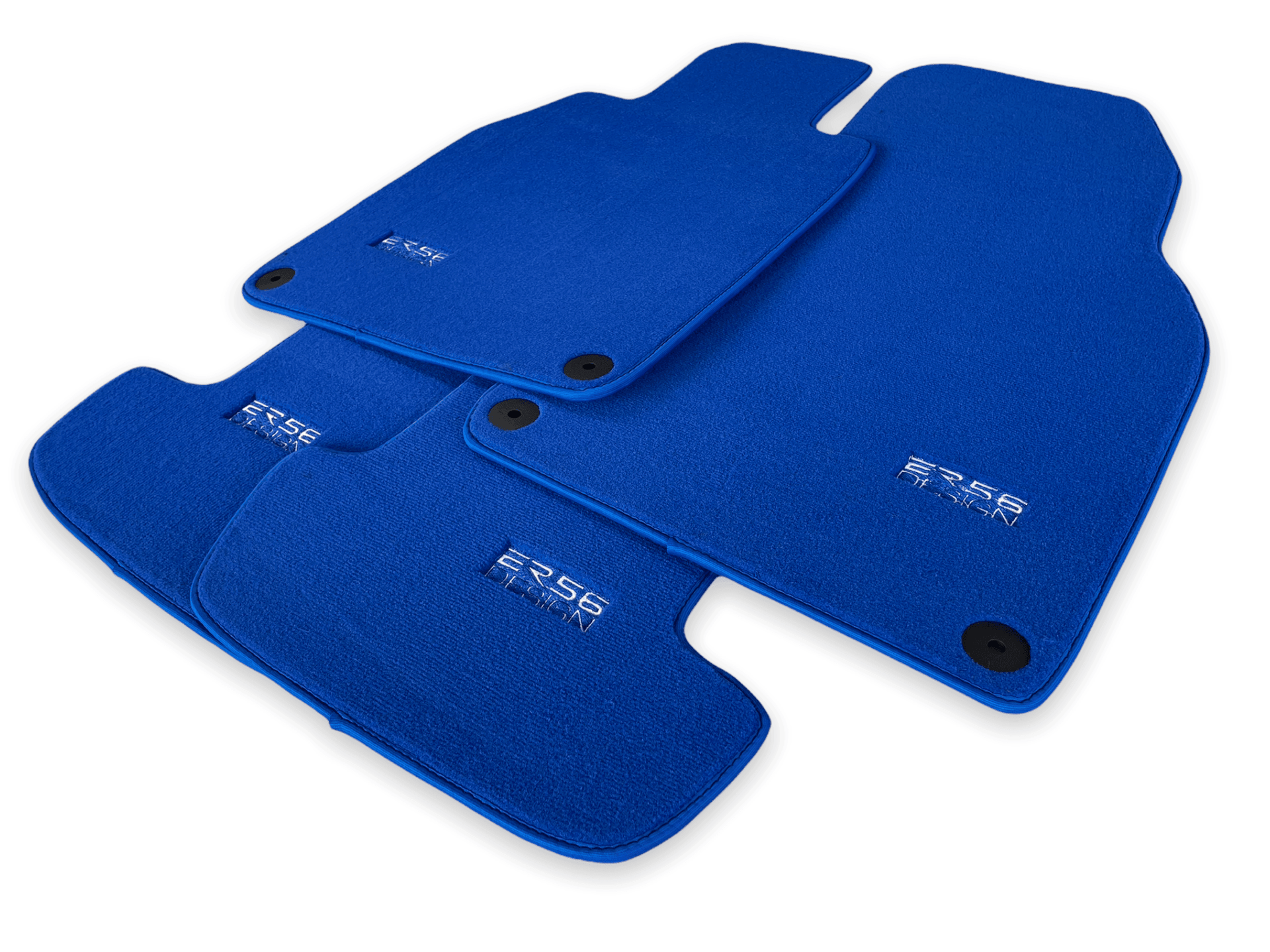 Blue Floor Mats for Porsche Macan (2014-2023) | ER56 Design - AutoWin