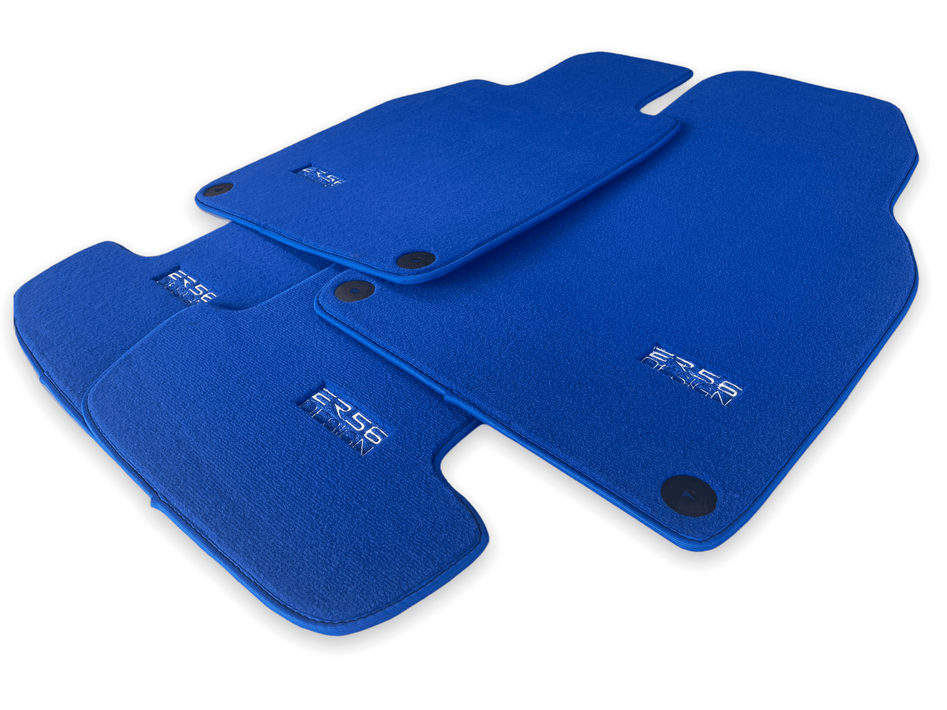 Blue Floor Mats for Porsche Panamera (2017-2023) | ER56 Design - AutoWin