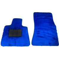 Blue Sheepskin Floor Mats for Rolls-Royce Ghost Series I (2010-2020) - AutoWin