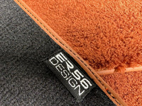 Brown Sheepskin Floor Mats For Bentley Bentayga (2015-2023) Er56 Design Brand - AutoWin