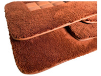Brown Sheepskin Floor Mats For Bentley Bentayga (2015-2023) Er56 Design Brand - AutoWin