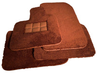 Brown Sheepskin Floor Mats For Bentley Flying Spur (2005-2013) Er56 Design Brand - AutoWin
