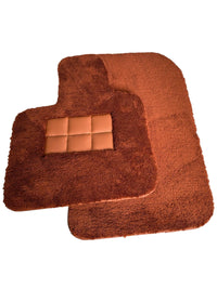 Brown Sheepskin Floor Mats For Rolls Royce Phantom VIII (2017-2024) ER56 Design Brand
