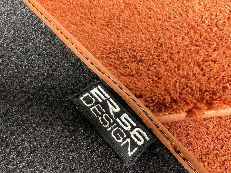 Brown Sheepskin Floor Mats For Rolls Royce Phantom VIII (2017-2024) ER56 Design Brand