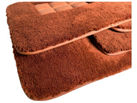 Brown Sheepskin Floor Mats For Rolls Royce Spectre (2023-2024) Er56 Design Brand - AutoWin