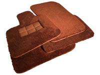 Brown Sheepskin Floor Mats For Rolls Royce Spectre (2023-2024) Er56 Design Brand - AutoWin