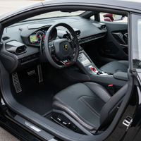 Schwarze Carbonfaser-Fußmatten für Lamborghini Huracan STO