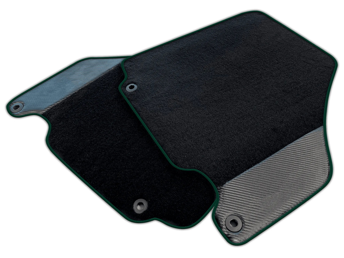 Carbon Fiber Black Floor Mats for Ferrari 360 (1999-2005) | Various Trim Colors